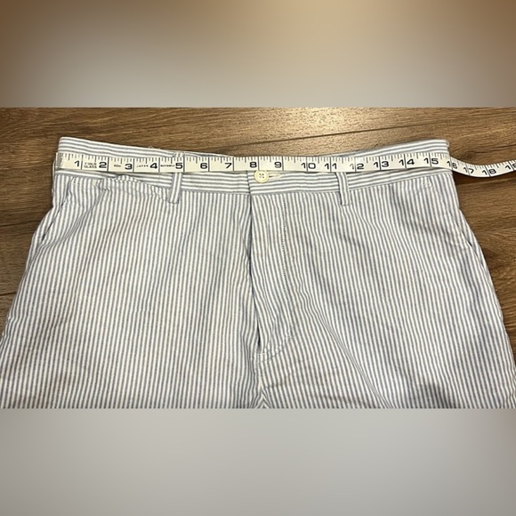 Polo by Ralph Lauren Blue and White Striped Men Shorts - Picture 6 of 8